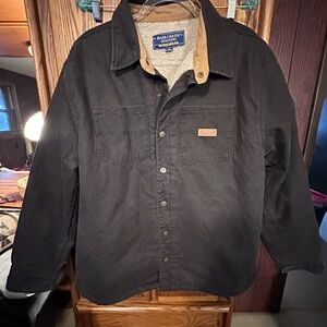 Men's Black Shirt Jacket by